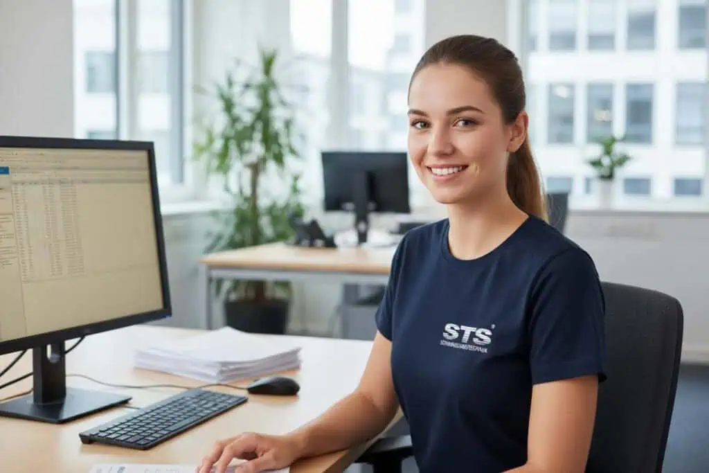 STS Mitarbeiterin