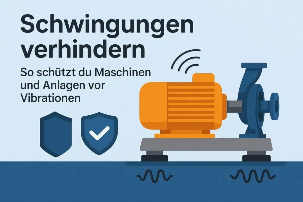 Schwingungen verhindern Maschine