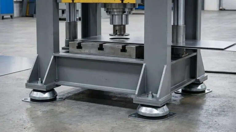 Stanzmaschine schwingungsfrei lagern Stanzmaschine schwingungsfrei lagern